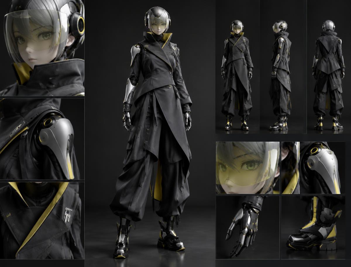 Original TINLAD anime robot-fashion concept
