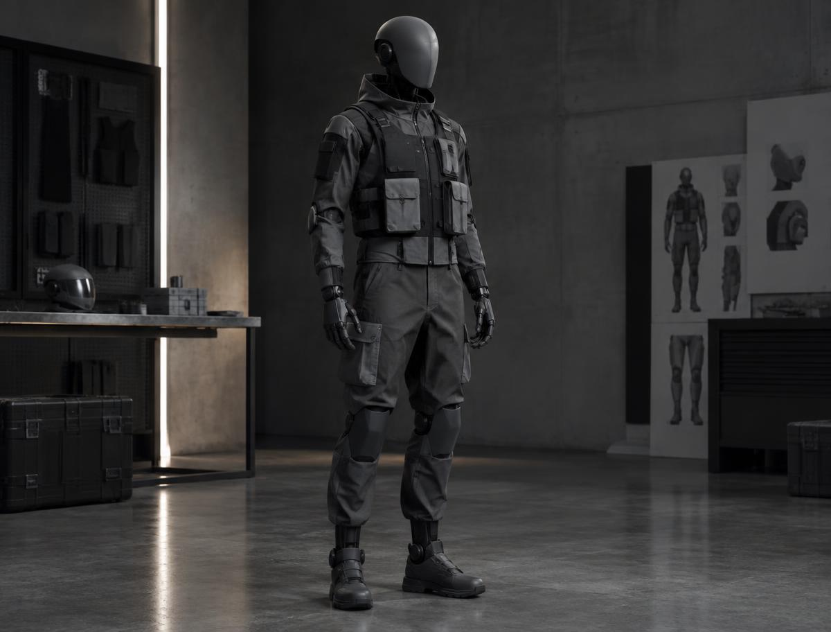 Original TINLAD performance robot-fashion concept